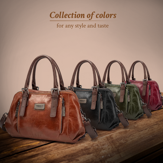 Katherine - Luxe Statement Leather Handbag