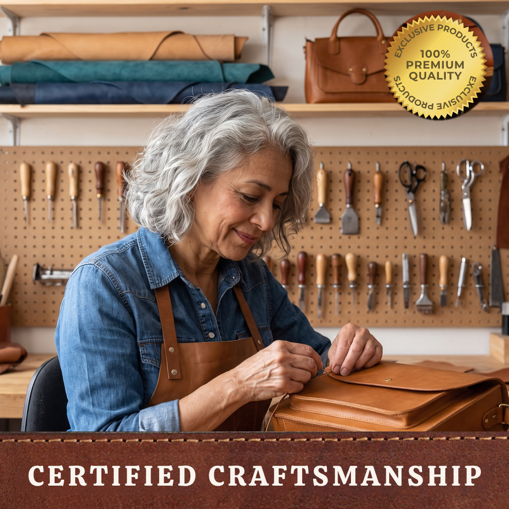 Rose in her workshop