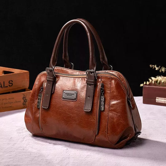 Katherine - Luxe Statement Leather Handbag