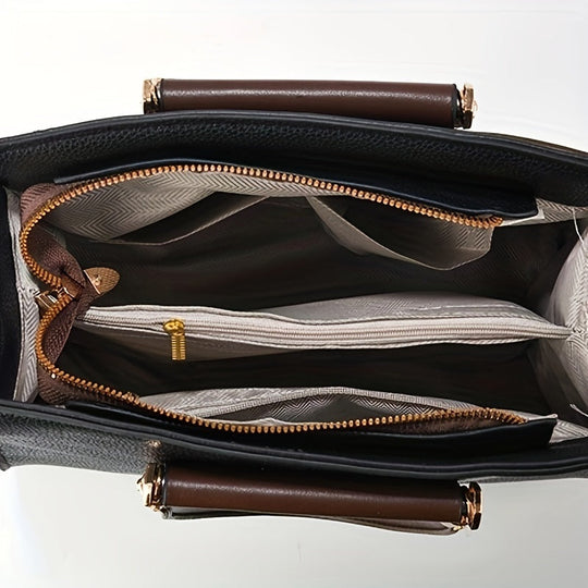 Luna - Elegant 3-Piece Leather Bag Set